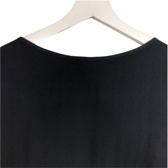 Theory Black Stretch Waistband Sleeveless Dress - Picture 8 of 12